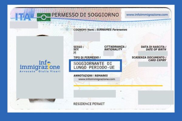 Permesso di soggiorno UE di lungo periodo