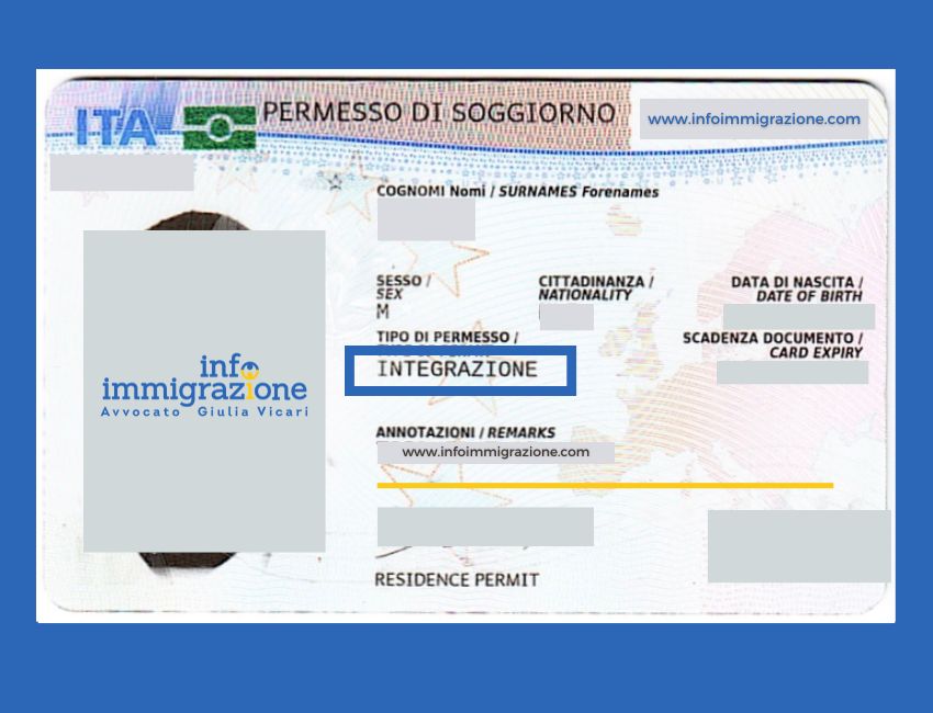 Permesso di soggiorno per integrazione