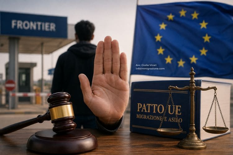 Procedura accelerata di frontiera e Patto UE: il Tribunale dice no all'automatismo del "20% Eurostat" Procedura accelerata di frontiera sospensiva Patto UE