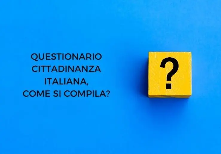 Questionario cittadinanza italiana